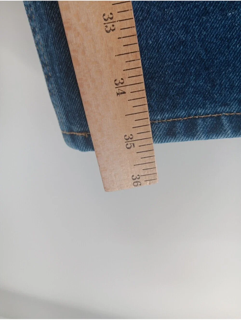 Carhartt Jeans Mens 36X34 Blue Denim Straight Casual Workwear  Outdoor Pants